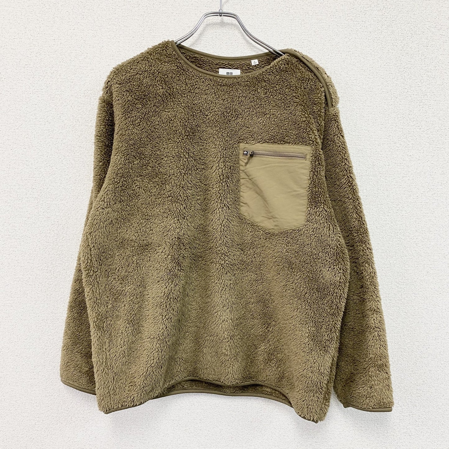 UNIQLO　ユニクロ　Engineered Garments　エンジニアガーメンツ　フリースプルオーバージャケット　茶色　ブラウン　Lサイズ　