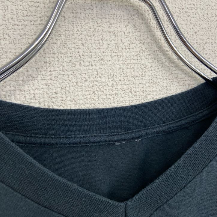 古着 used　半袖プリントTシャツ　Vネック　バックプリント　レトロデザイン　DESPERADOS　黒　ブラック　