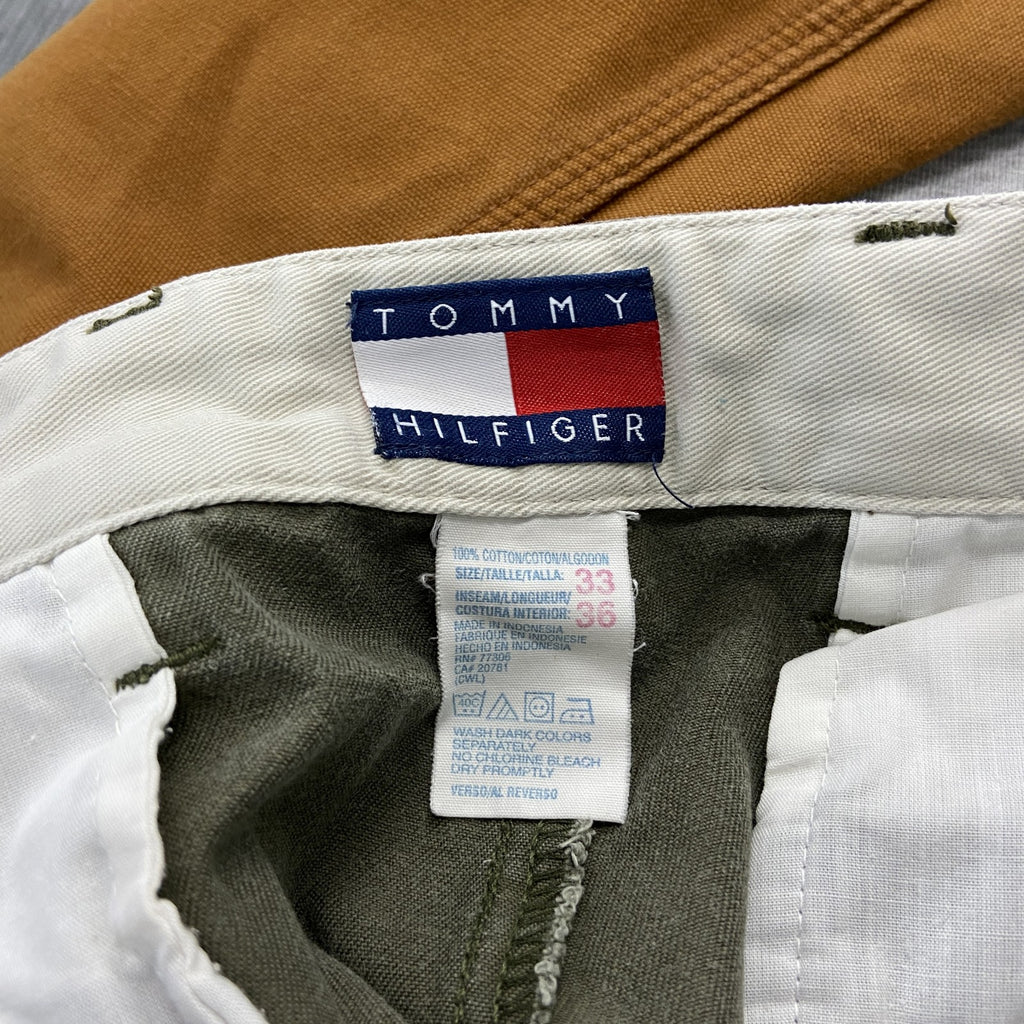 TOMMY HILFIGER　トミーヒルフィガー　チノパン　カーキー　W33サイズ