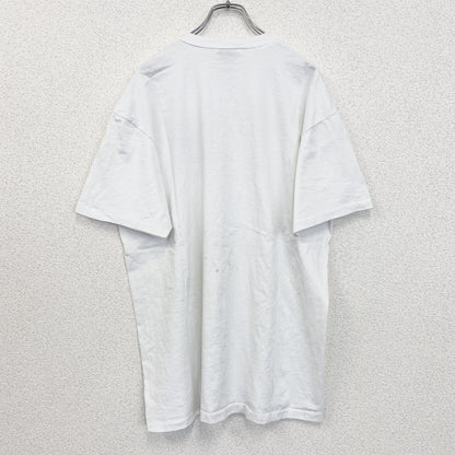 90s　ONEITA　オニータ　半袖プリントTシャツ　ヴィンテージ　シングルステッチ　白　ホワイト　XLサイズ