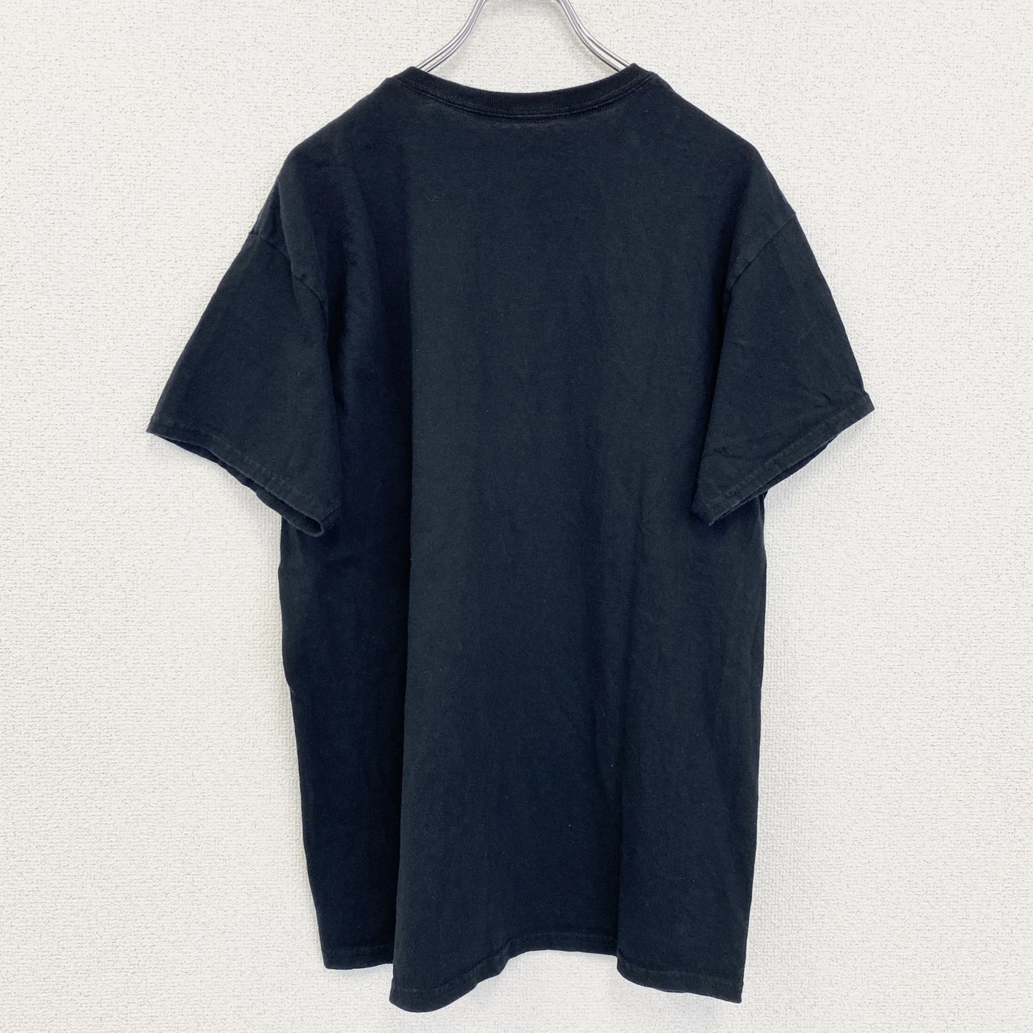 古着 used　ICE CUBE　半袖プリントTシャツ　ブラック　黒　ヒップホップ　ラッパー　クルーネック　Lサイズ