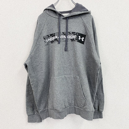 UNDER ARMOUR　アンダーアーマー　スウェットパーカー/フーディー　灰色　グレー　XLサイズ