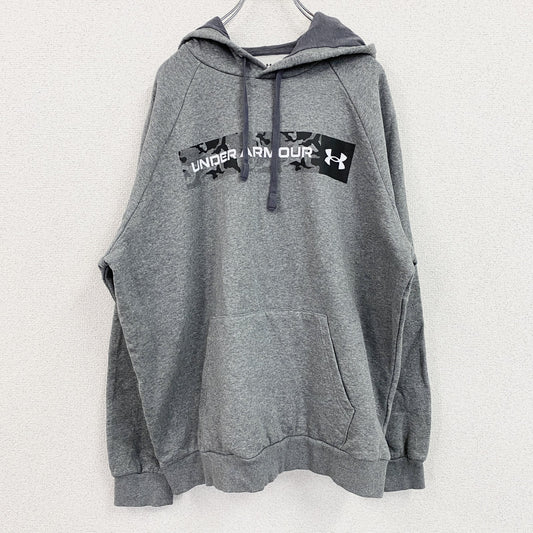 UNDER ARMOUR　アンダーアーマー　スウェットパーカー/フーディー　灰色　グレー　XLサイズ