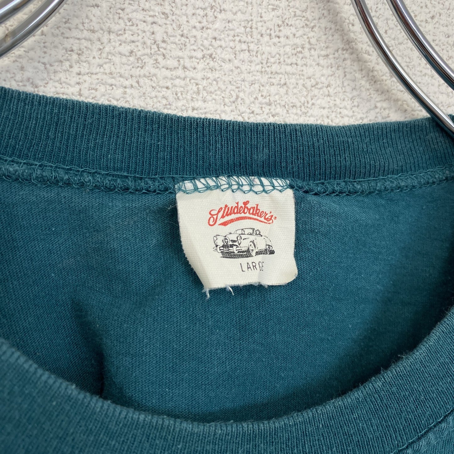 ～90s　Studebacker's　半袖プリントTシャツ　ダンスクラブ　シングルステッチ　ヴィンテージ　緑　グリーン　Lサイズ