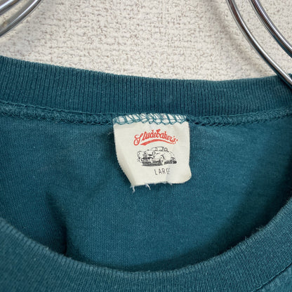 ～90s　Studebacker's　半袖プリントTシャツ　ダンスクラブ　シングルステッチ　ヴィンテージ　緑　グリーン　Lサイズ