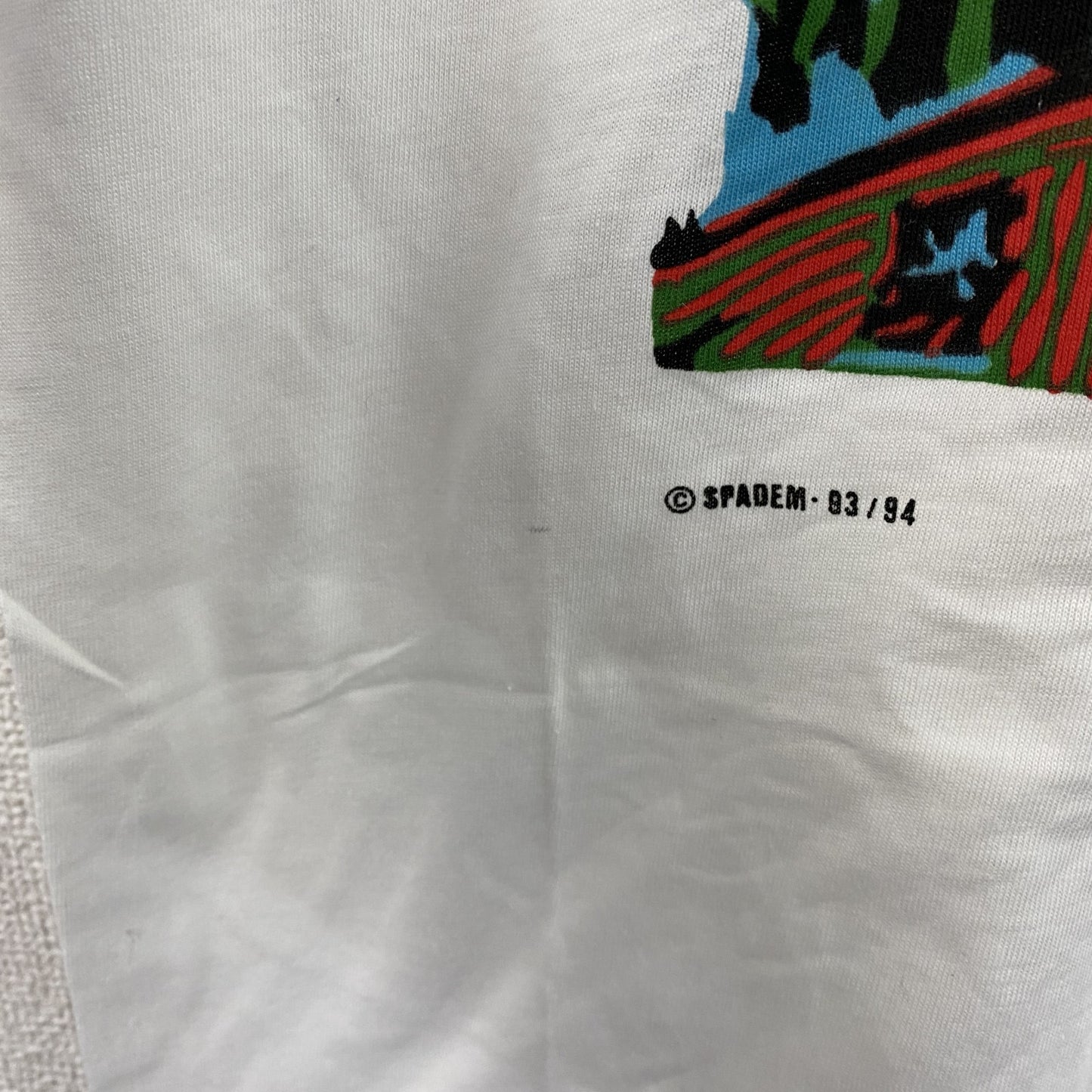 Pablo Picasso　パブロ・ピカソ　半袖ユーロTシャツ　アートT　デッドストック　白　ホワイト　Mサイズ