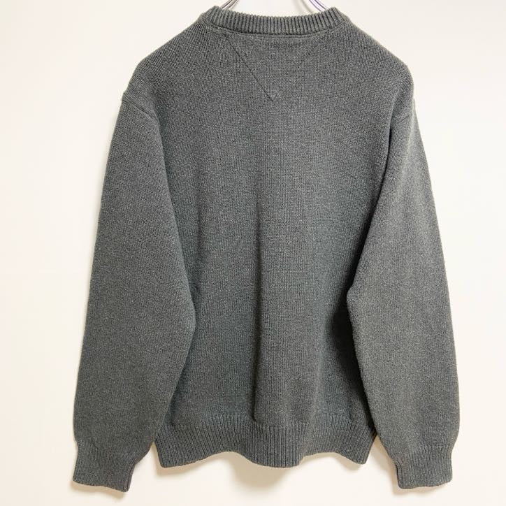 TOMMY HILFIGER　トミーヒルフィガー　クルーネックニット/セーター　グレー　Mサイズ