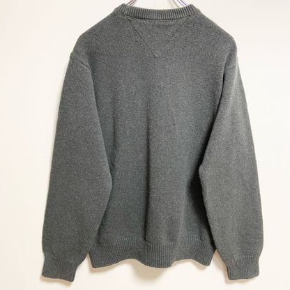 TOMMY HILFIGER　トミーヒルフィガー　クルーネックニット/セーター　グレー　Mサイズ