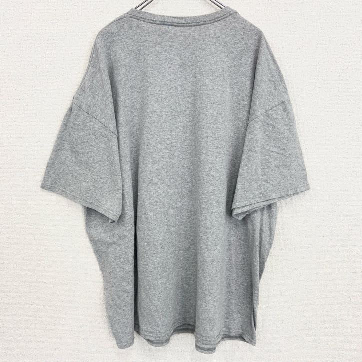 Poetic Justice　2PAC　半袖プリントTシャツ　レトロデザイン　クルーネック　灰　グレー　XXXXLサイズ