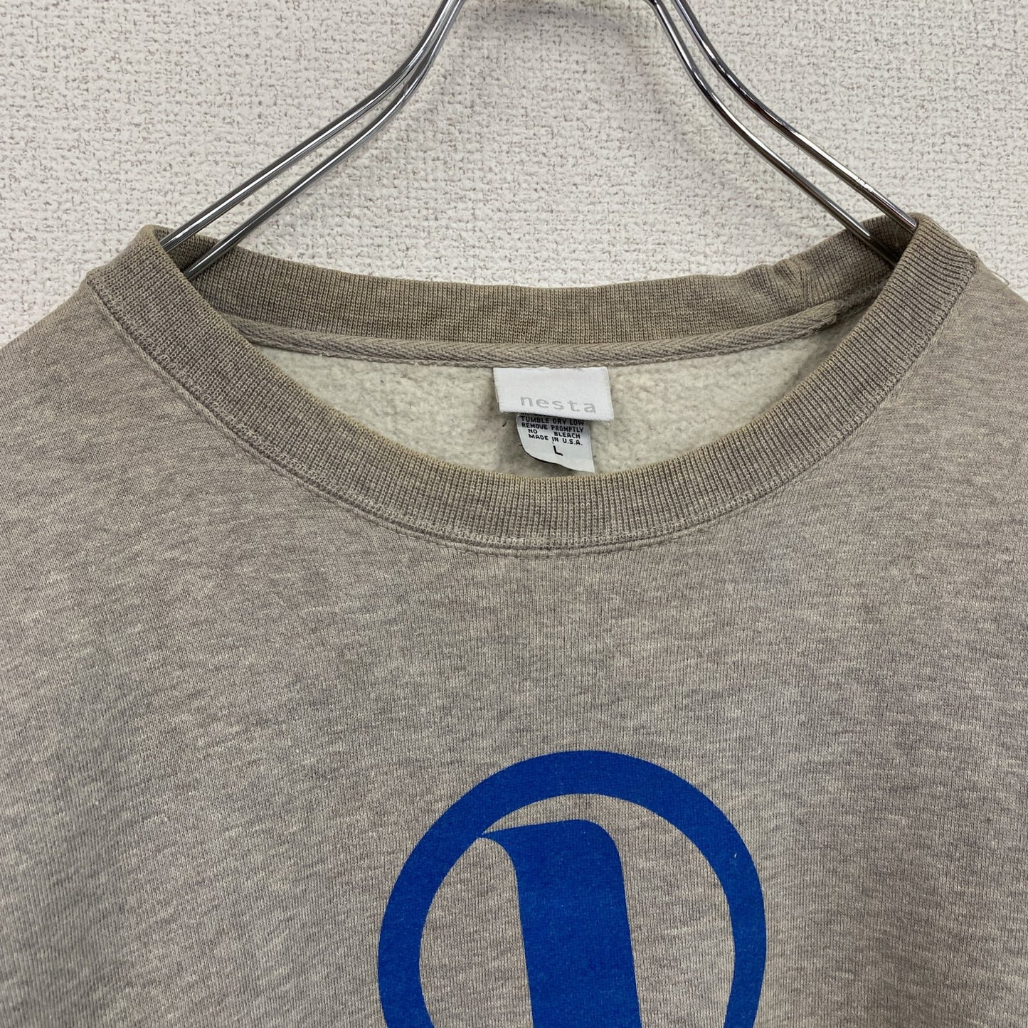 NESTA BRAND　スウェット/トレーナー　　灰色　霜降りグレー　Lサイズ