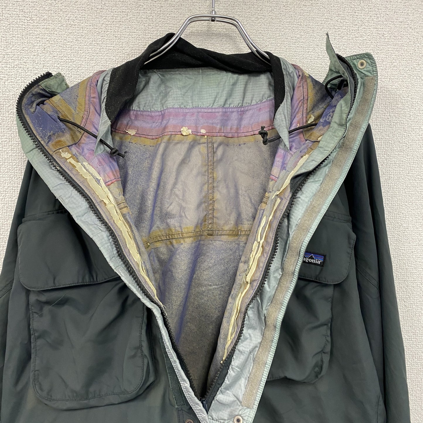 Patagonia　パタゴニア　SSTジャケット　フィッシングジャケット　比翼仕立て　グレー　Mサイズ