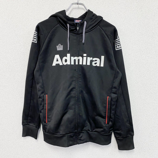 Admiral　アドミラル　フルジップパーカー/フーディー　黒　ブラック　Mサイズ
