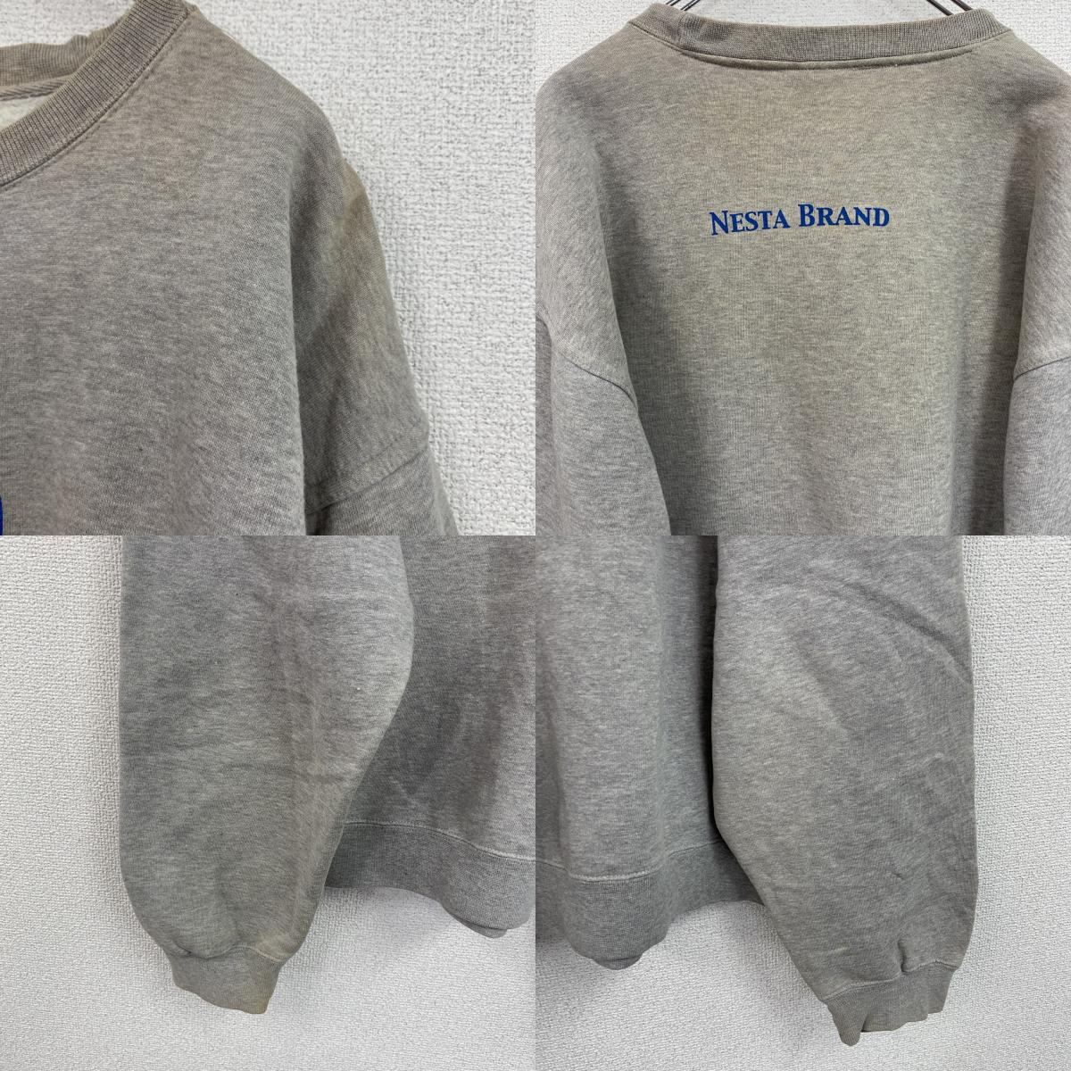 NESTA BRAND　スウェット/トレーナー　　灰色　霜降りグレー　Lサイズ
