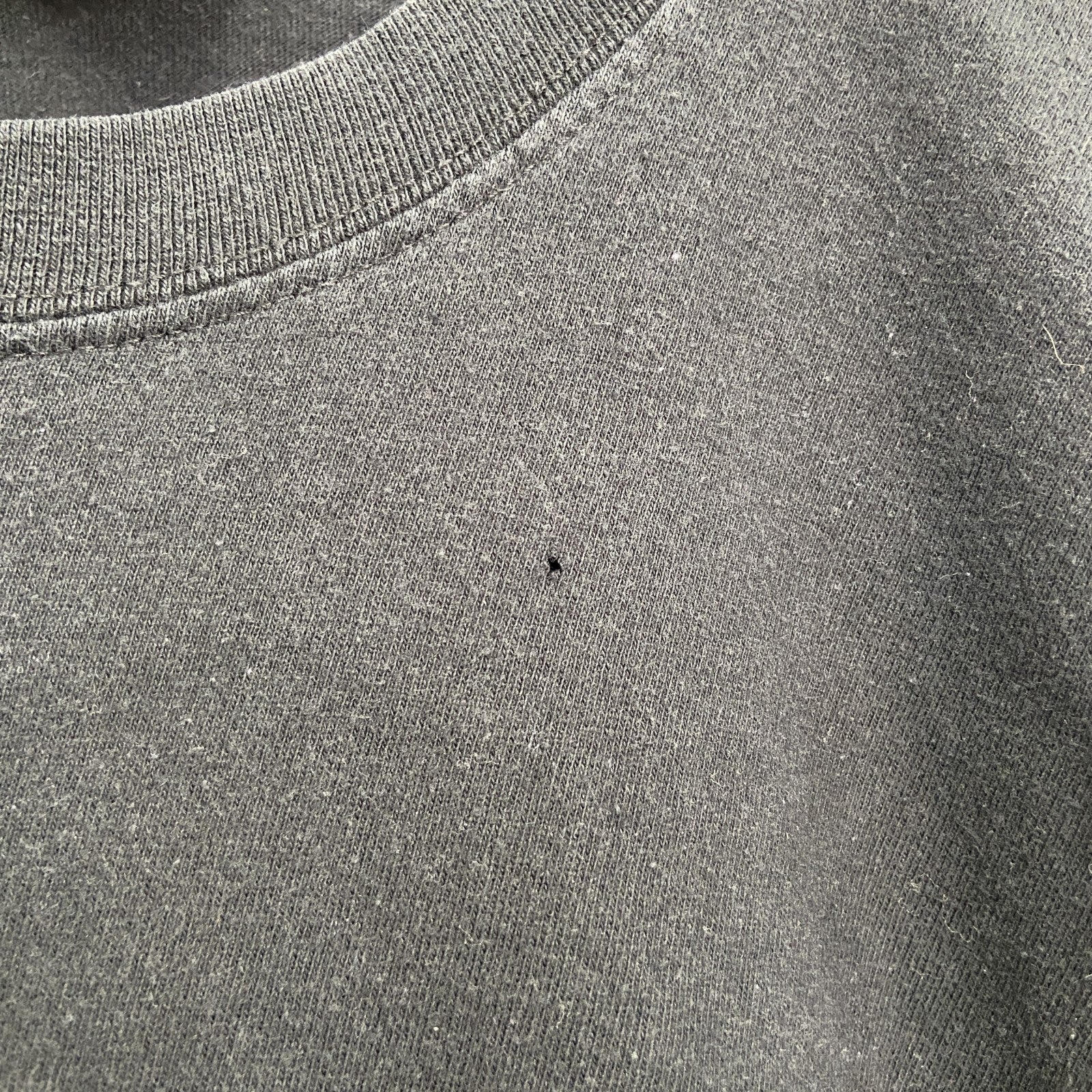古着 used　半袖プリントTシャツ　KanaBeach　切り替えデザイン　レトロ　クルーネック　黒　ブラック　Lサイズ