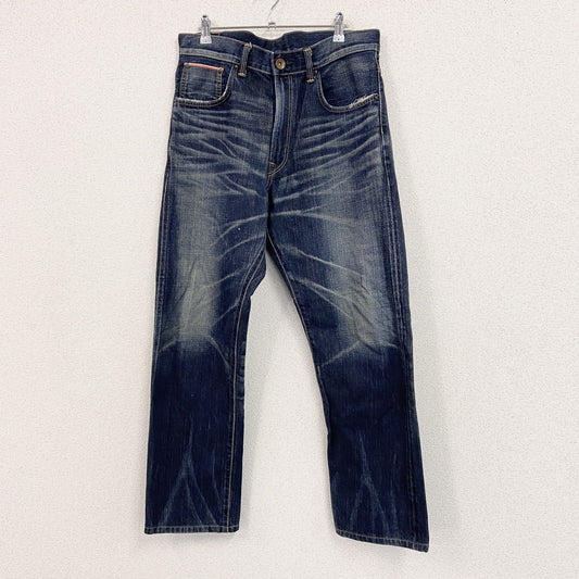 EDWIN　エドウィン　SELVAGE DENIM　505z　デニムパンツ/ジーンズ　鬼ヒゲ　インディゴ　W33サイズ