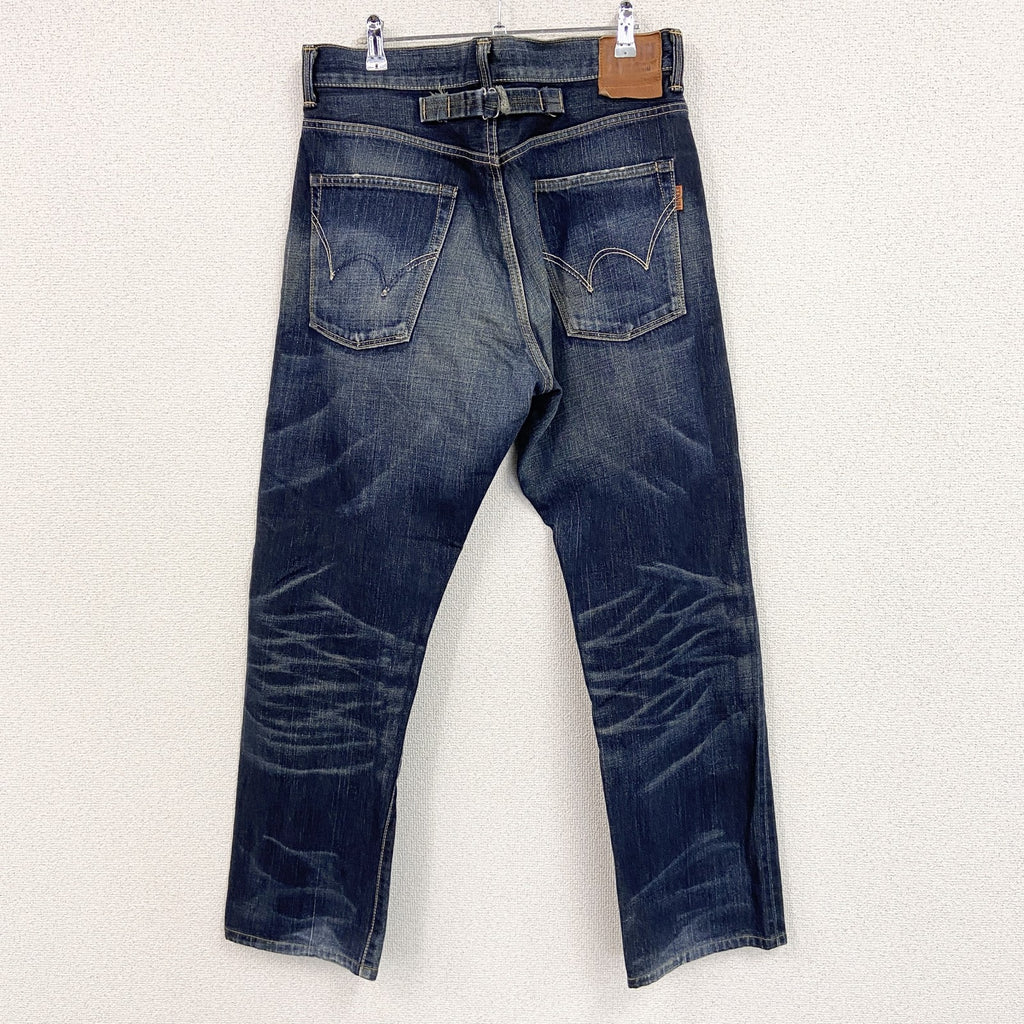 EDWIN　エドウィン　SELVAGE DENIM　505z　デニムパンツ/ジーンズ　鬼ヒゲ　インディゴ　W33サイズ