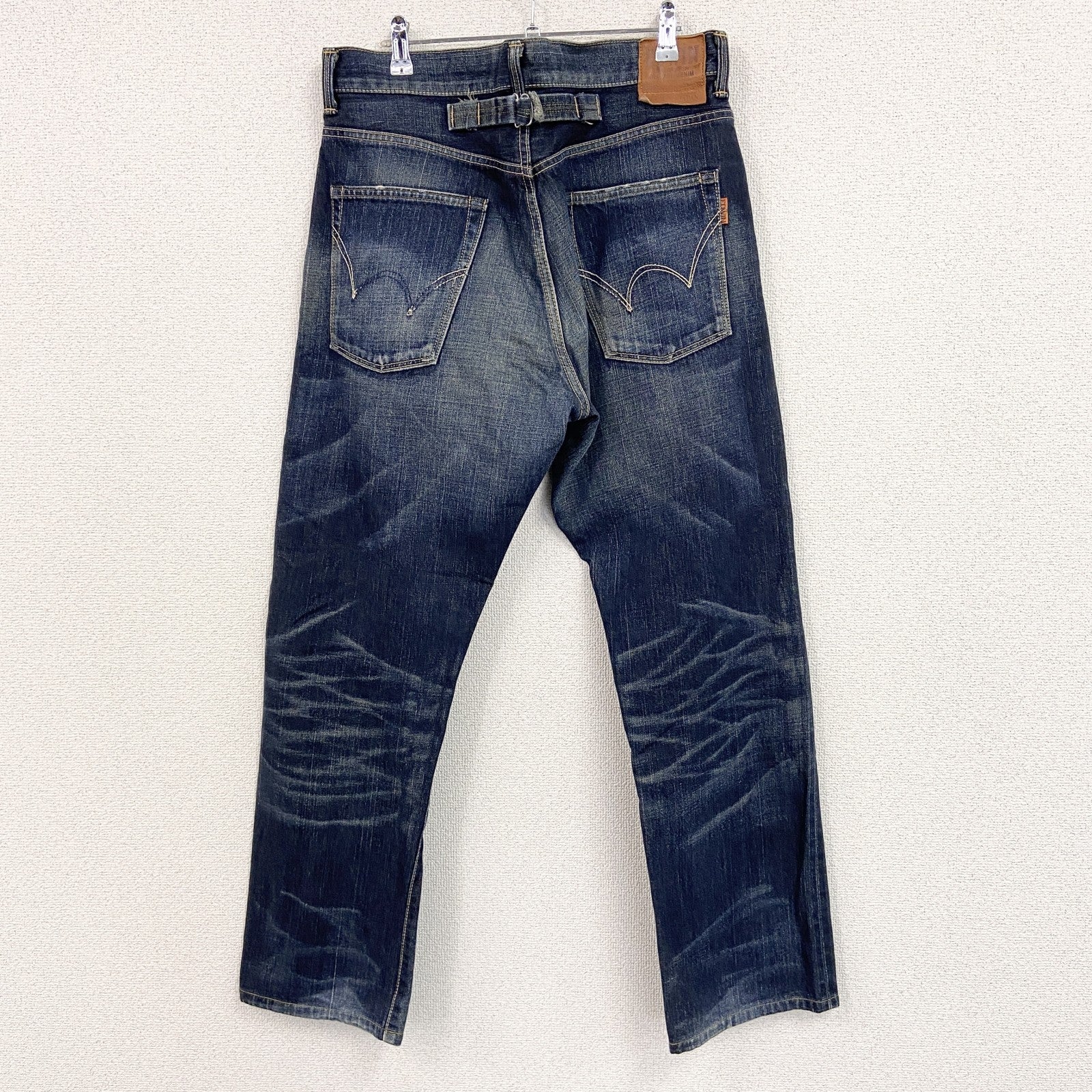 EDWIN　エドウィン　SELVAGE DENIM　505z　デニムパンツ/ジーンズ　鬼ヒゲ　インディゴ　W33サイズ