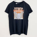 古着 used　Disney　ディズニー　半袖ムービープリントTシャツ　ダンボ　レトロ　クルーネック　黒　ブラック　Lサイズ