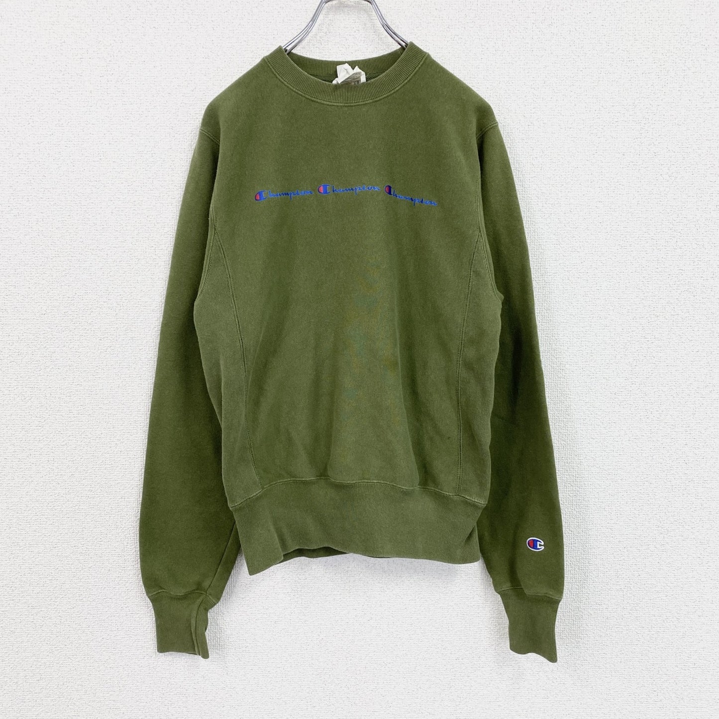 Champion　チャンピオン　リバースウィーブ　スウェット/トレーナー　深緑　ディープグリーン　XSサイズ