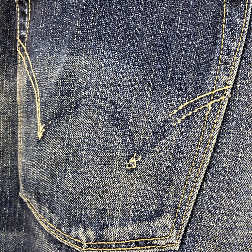 EDWIN　エドウィン　SELVAGE DENIM　505z　デニムパンツ/ジーンズ　鬼ヒゲ　インディゴ　W33サイズ