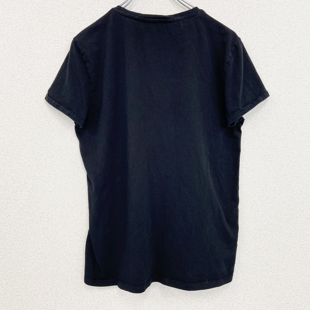 古着 used　Disney　ディズニー　半袖ムービープリントTシャツ　ダンボ　レトロ　クルーネック　黒　ブラック　Lサイズ