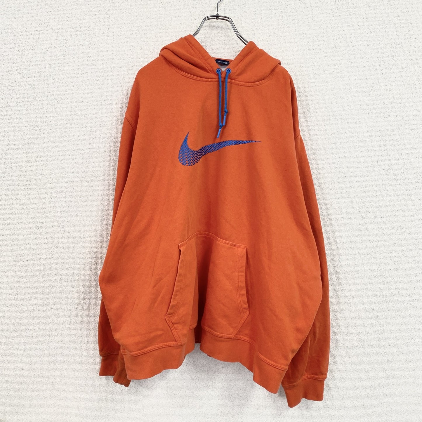 NIKE　ナイキ　スウェットパーカー/フーディー　スウッシュ　デカロゴ　オレンジ　3XLサイズ
