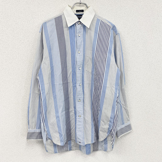 TOMMY HILFIGER　トミーヒルフィガー　長袖シャツ　ストライプ柄　水色　ライトブルー　Mサイズ