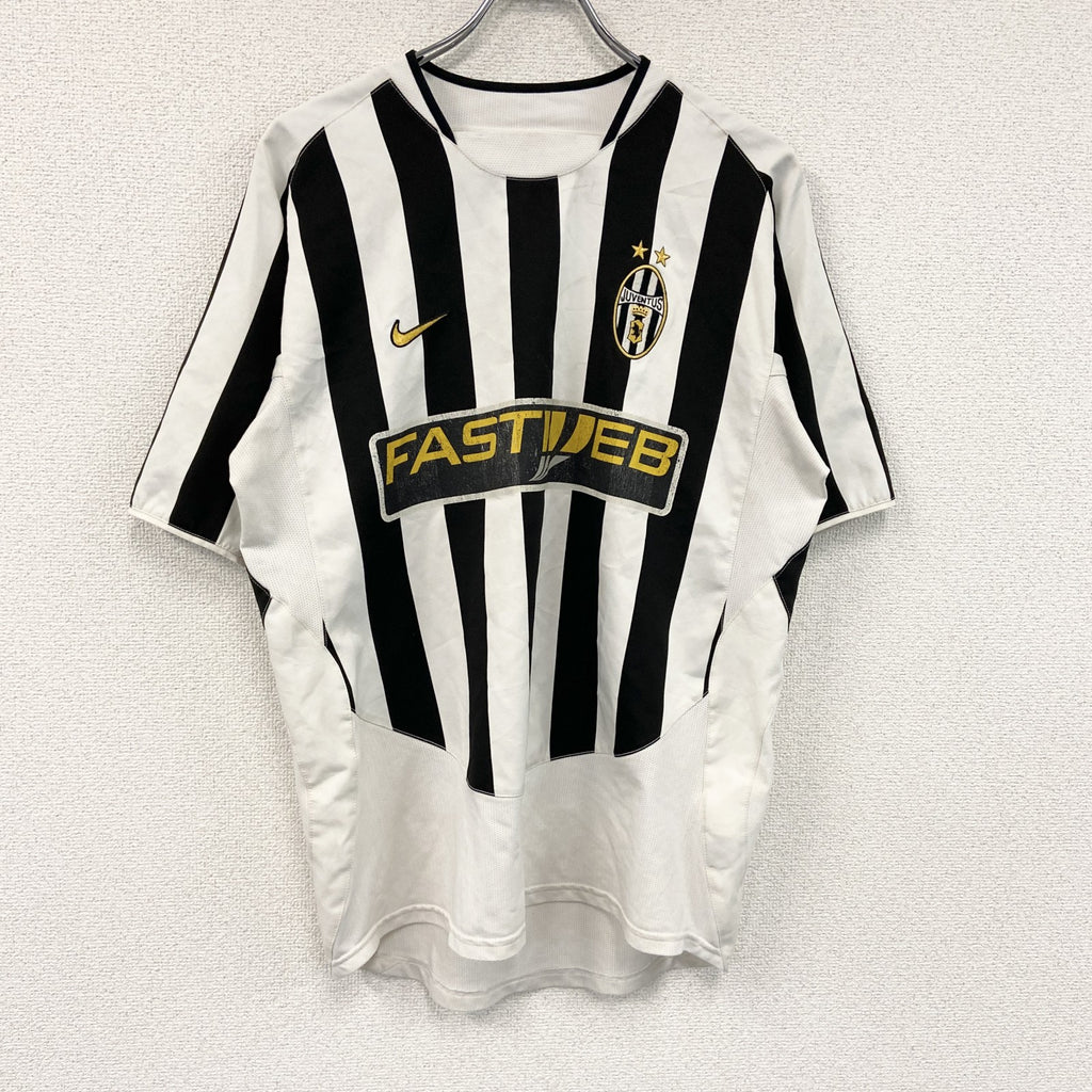 NIKE　ナイキ　JUVENTUS　ユヴェントス　ユニフォーム　ゲームシャツ　黒　ブラック　白　ホワイト　Mサイズ