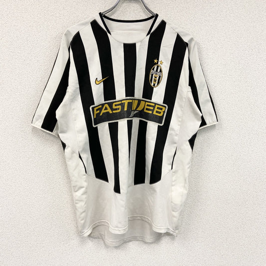 NIKE　ナイキ　JUVENTUS　ユヴェントス　ユニフォーム　ゲームシャツ　黒　ブラック　白　ホワイト　Mサイズ