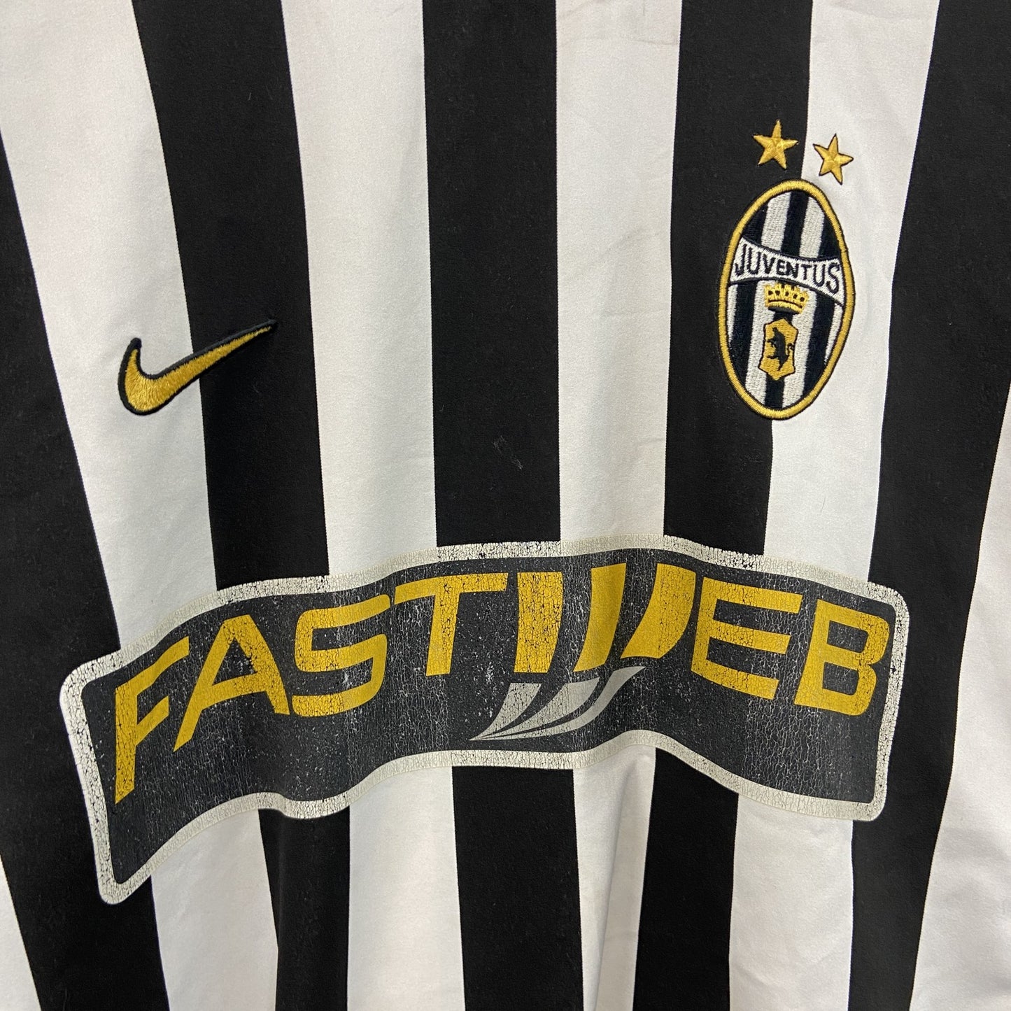 NIKE　ナイキ　JUVENTUS　ユヴェントス　ユニフォーム　ゲームシャツ　黒　ブラック　白　ホワイト　Mサイズ