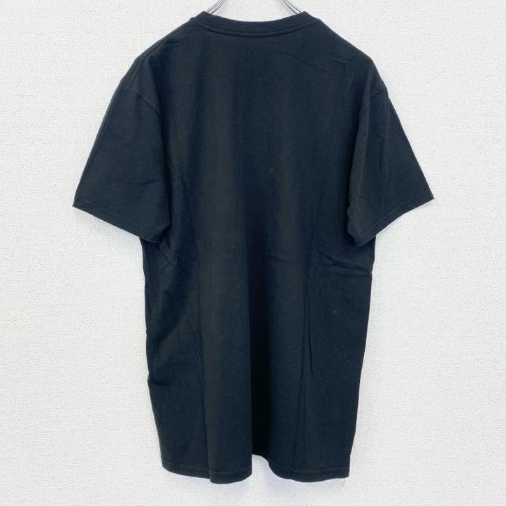 古着 used　AC/DC　半袖プリントバンドTシャツ　レトロデザイン　ロック　クルーネック　黒　ブラック　Mサイズ