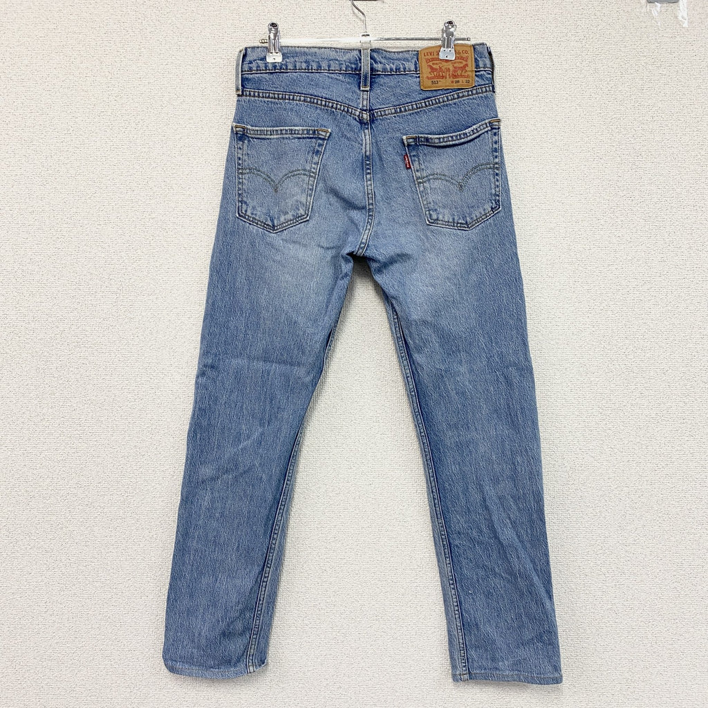 Levi's　リーバイス　513　デニムパンツ/ジーンズ　ジップフライ　フェード　インディゴ　W28サイズ