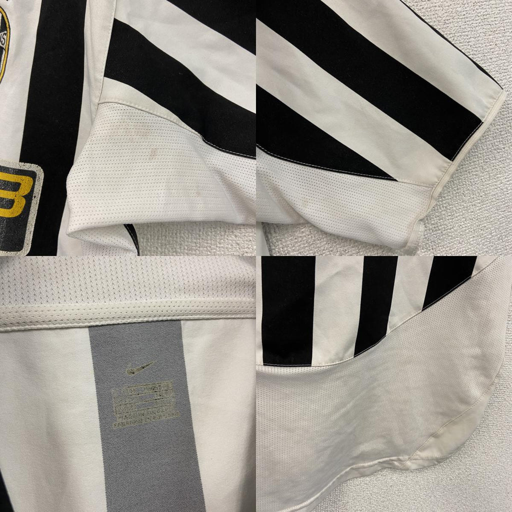 NIKE　ナイキ　JUVENTUS　ユヴェントス　ユニフォーム　ゲームシャツ　黒　ブラック　白　ホワイト　Mサイズ