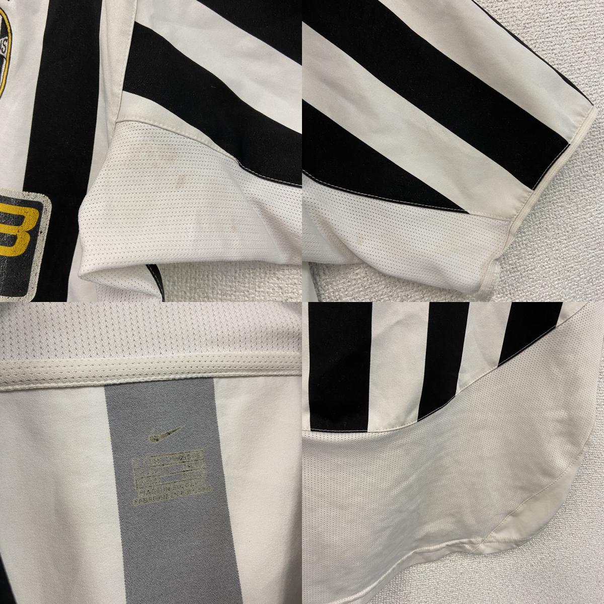 NIKE　ナイキ　JUVENTUS　ユヴェントス　ユニフォーム　ゲームシャツ　黒　ブラック　白　ホワイト　Mサイズ