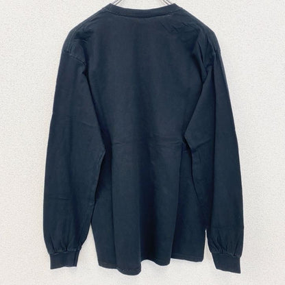 古着 used　AC/DC　長袖プリントバンドTシャツ　レトロデザイン　クルーネック　ロック　黒　ブラック　Sサイズ