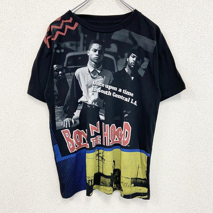 古着 used　ボーイズ'ン ザ フッド　半袖映画プリントTシャツ　クルーネック　カジュアル　レトロデザイン　黒　Mサイズ
