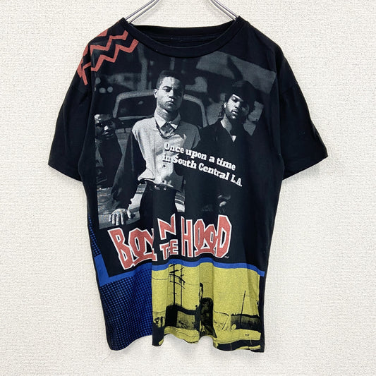 古着 used　ボーイズ'ン ザ フッド　半袖映画プリントTシャツ　クルーネック　カジュアル　レトロデザイン　黒　Mサイズ