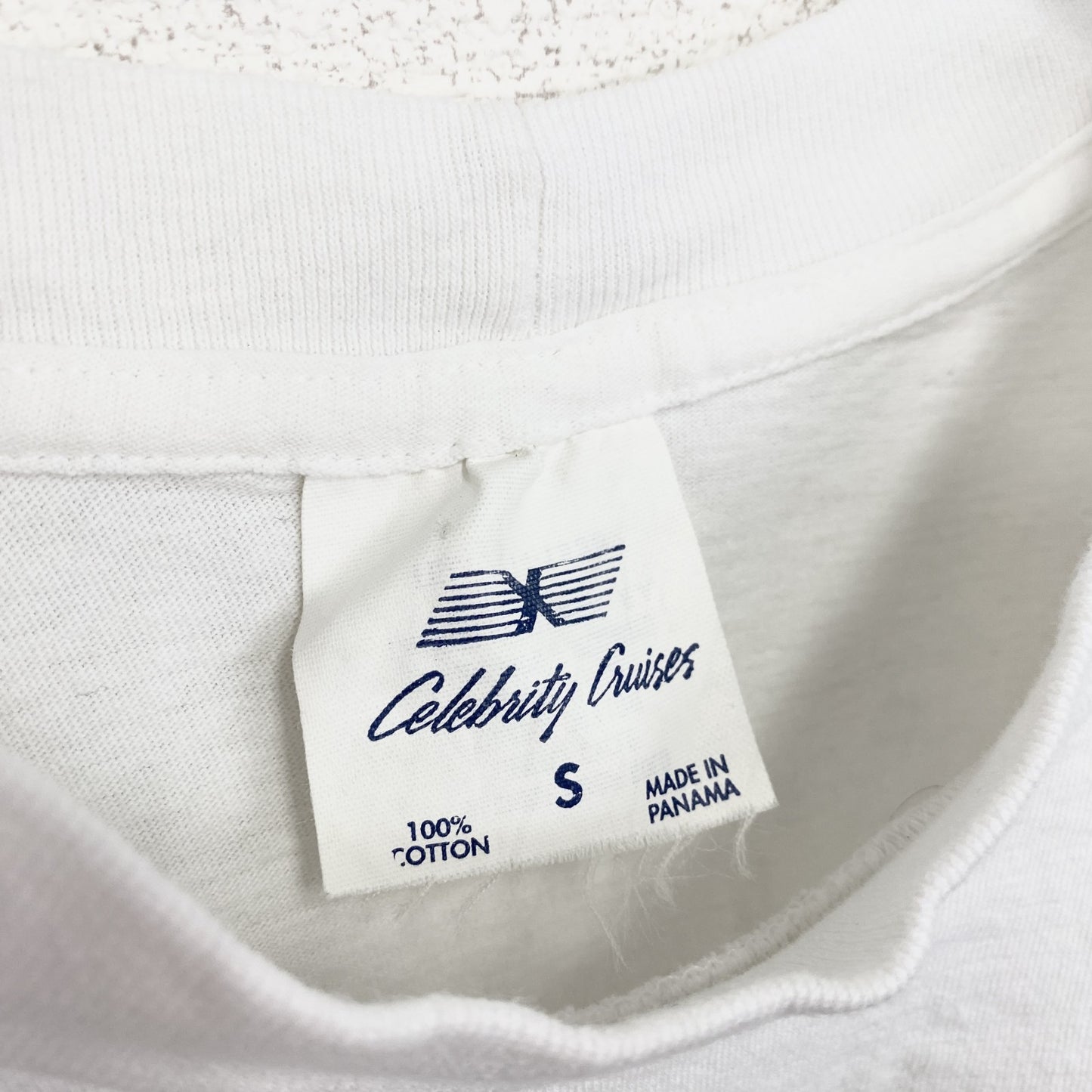 古着 used　半袖プリントTシャツ　ホワイト　白　魚　fish　釣り　ニモ　クルーネック　シングルステッチ　Sサイズ