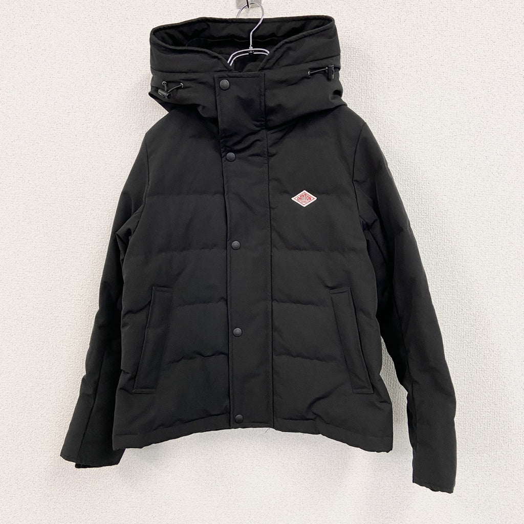 DANTON　ダントン Vêtements de TRAVAIL　ダウンジャケット　ダウン80%　黒　ブラック　XSサイズ