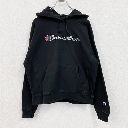 Champion　チャンピオン　リバースウィーブ　スウェットパーカー/フーディー　黒　ブラック　Lサイズ