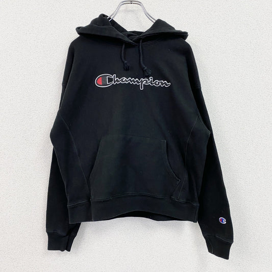 Champion　チャンピオン　リバースウィーブ　スウェットパーカー/フーディー　黒　ブラック　Lサイズ