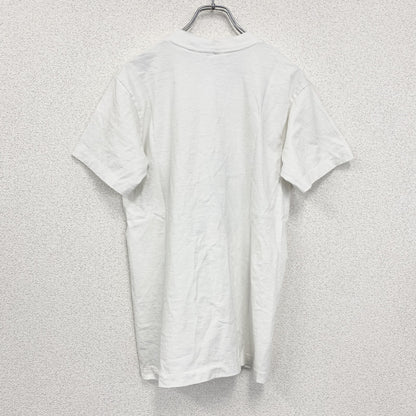 古着 used　半袖プリントTシャツ　ホワイト　白　魚　fish　釣り　ニモ　クルーネック　シングルステッチ　Sサイズ