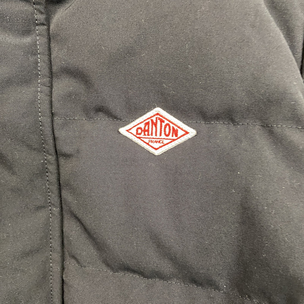 DANTON　ダントン Vêtements de TRAVAIL　ダウンジャケット　ダウン80%　黒　ブラック　XSサイズ