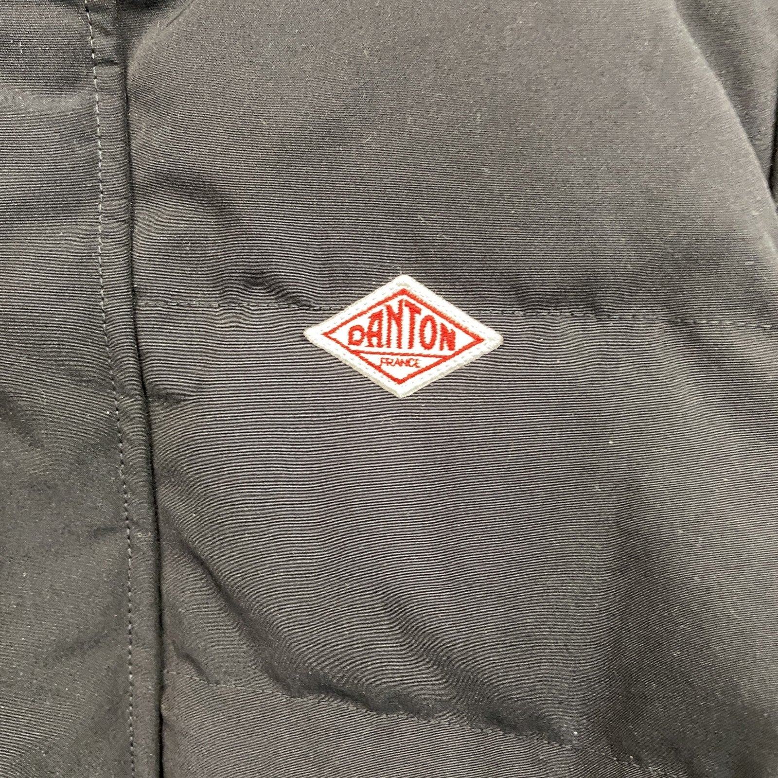 DANTON　ダントン Vêtements de TRAVAIL　ダウンジャケット　ダウン80%　黒　ブラック　XSサイズ