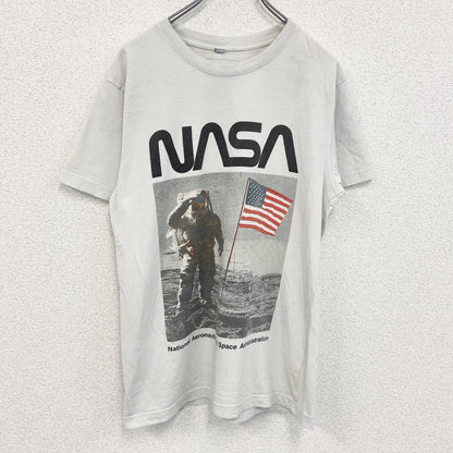 古着 used　Mistee tee　半袖プリントTシャツ　NASA1　宇宙　クルーネック　カジュアル　レトロデザイン　Mサイズ