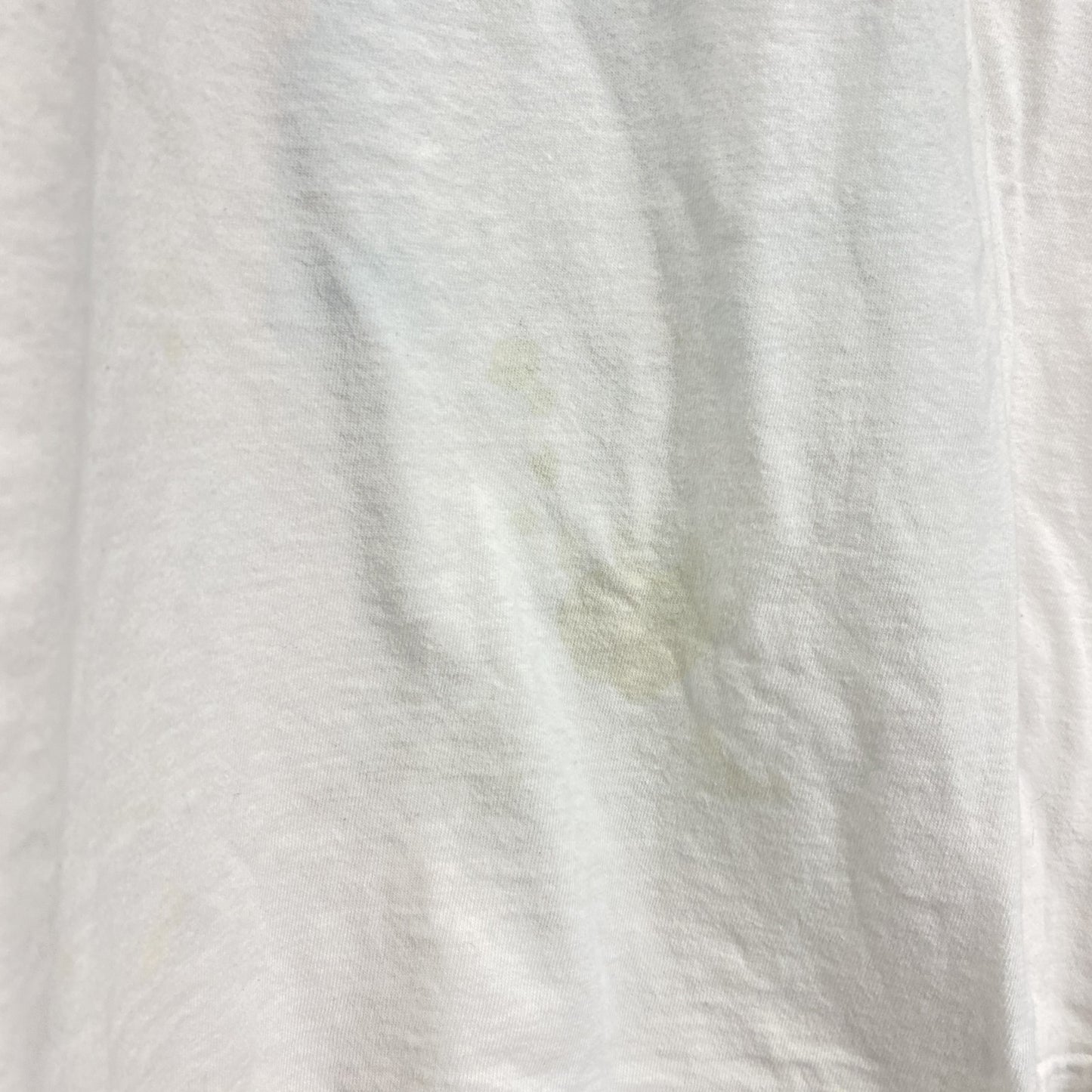 古着 used　ONEITA　オニータ　半袖プリントTシャツ　ホワイト　白　ユニークロゴ　シングルステッチ　XLサイズ