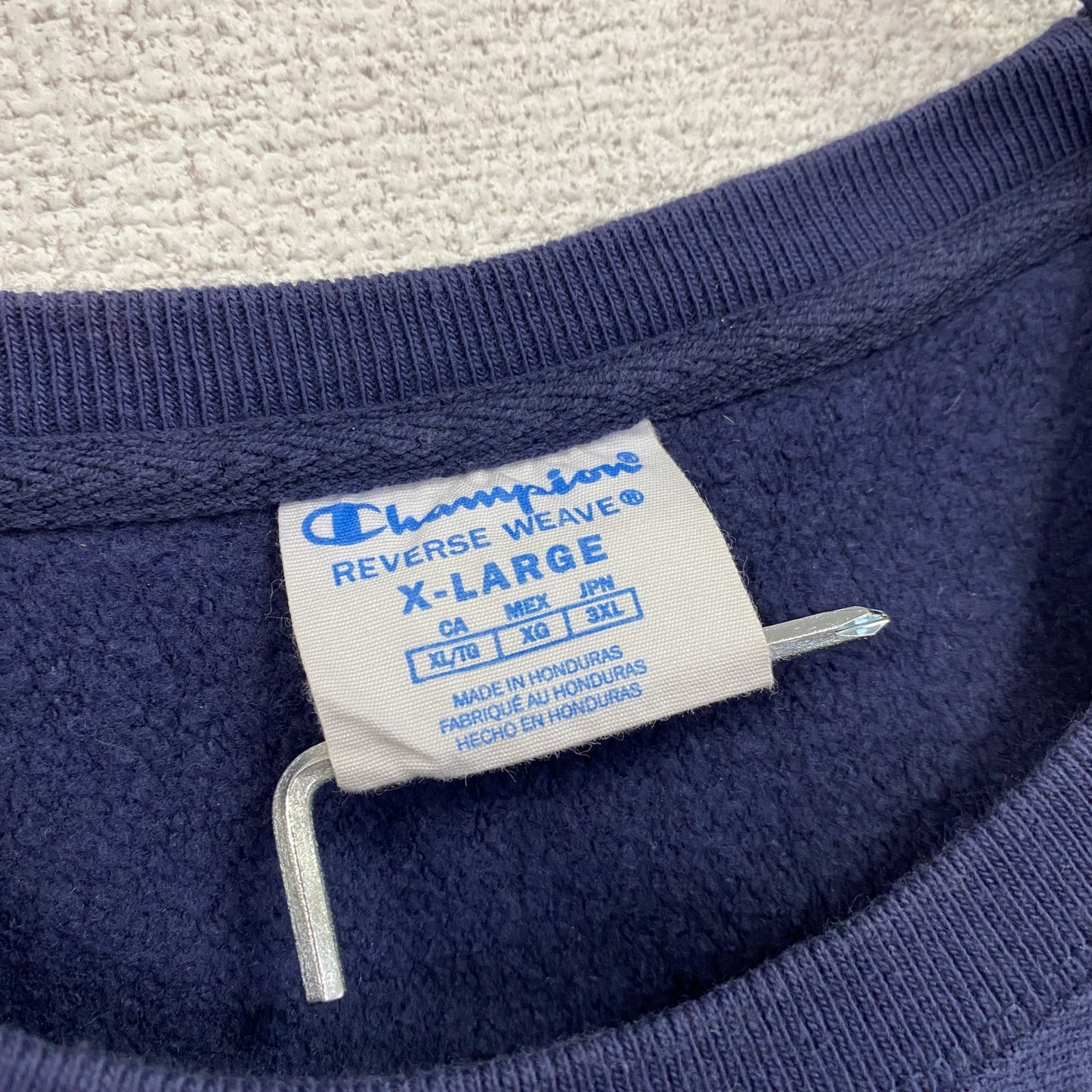 Champion　チャンピオン　リバースウィーブ　スウェット/トレーナー　紺　ネイビー　XLサイズ