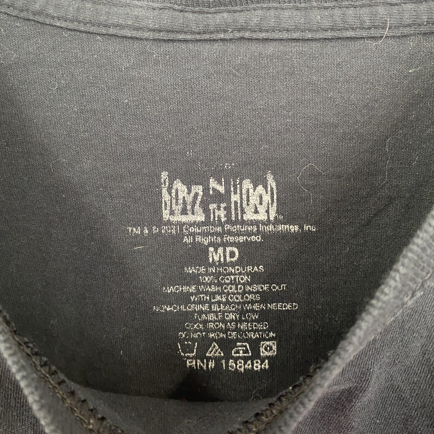 古着 used　BOYS N THE HOOD　半袖プリントTシャツ　クルーネック　音楽　ミュージック　黒　ブラック　Mサイズ