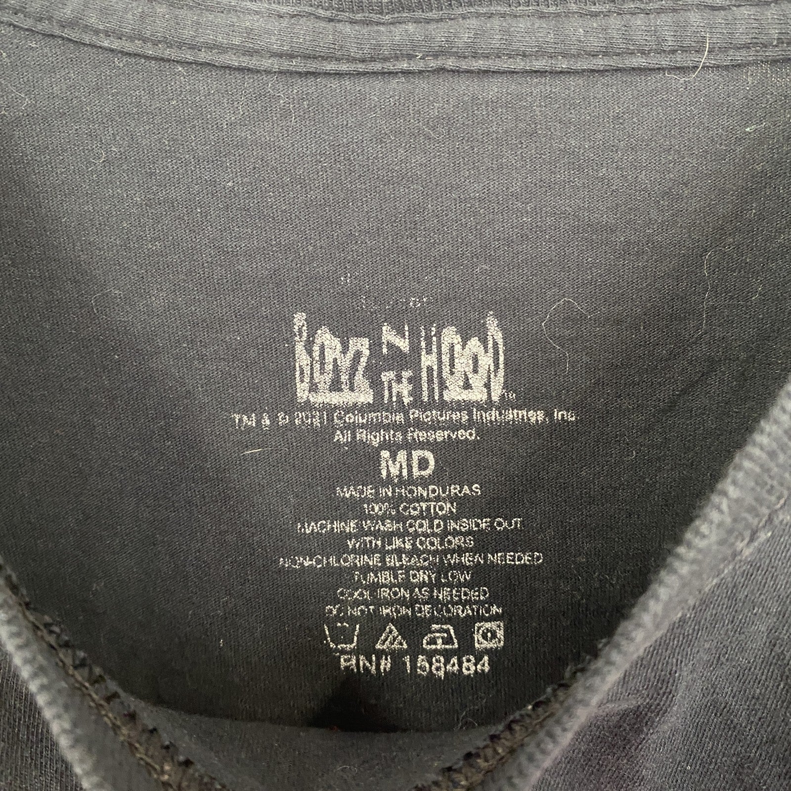古着 used　BOYS N THE HOOD　半袖プリントTシャツ　クルーネック　音楽　ミュージック　黒　ブラック　Mサイズ