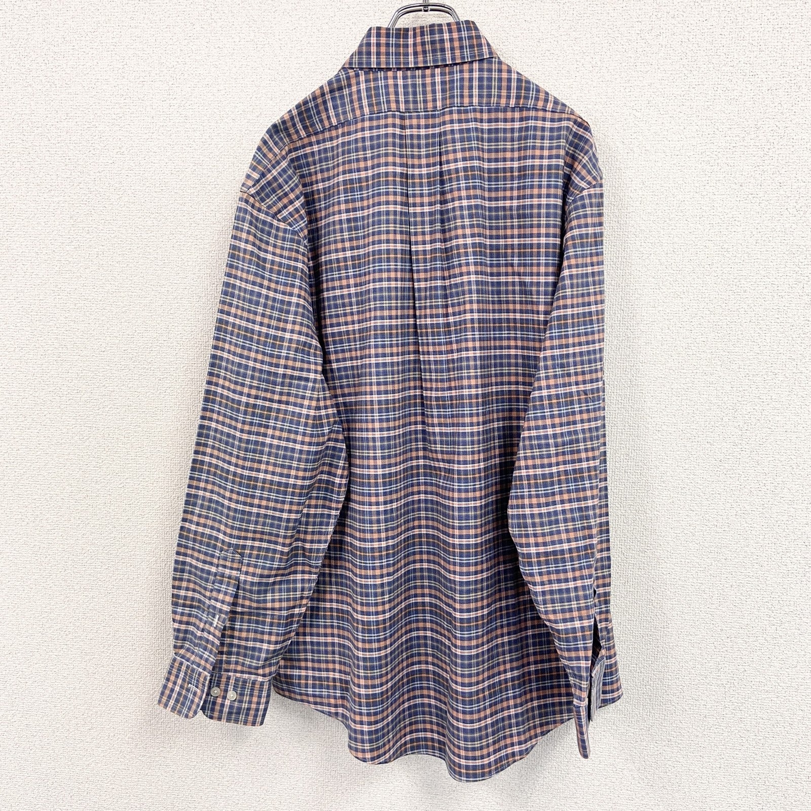 BROOKS BROTHERS　ブルックスブラザーズ　長袖シャツ　ボタンダウンシャツ　チェック柄　マルチカラー　XLサイズ